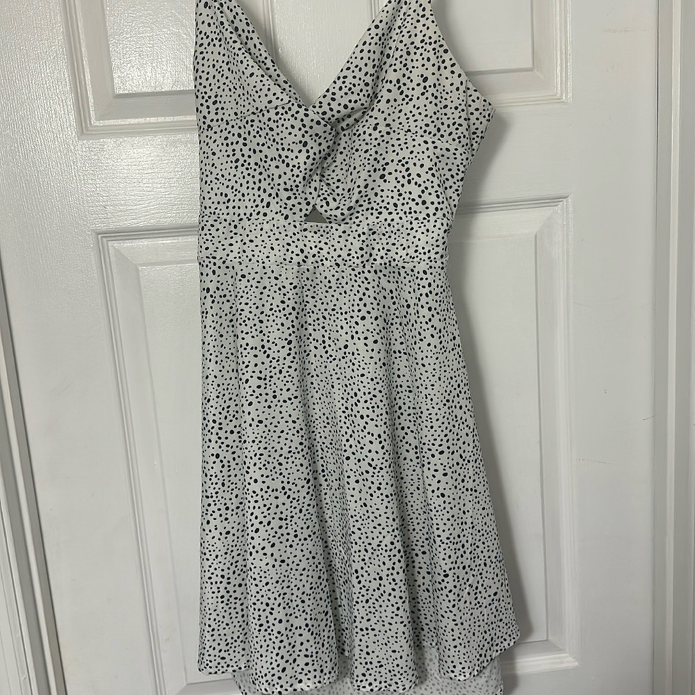 Black and white sundress